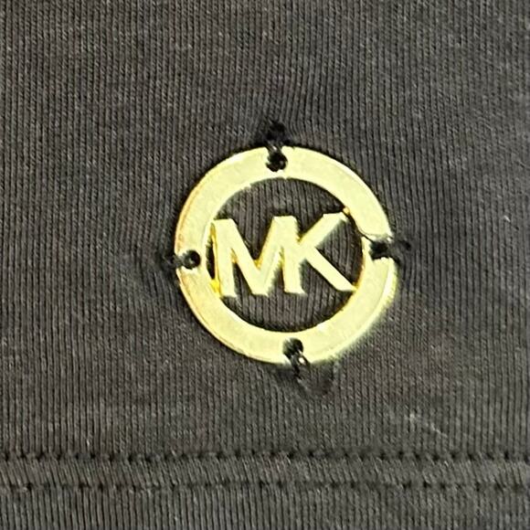 NWT, Michael Kors Women’s Size Large & XL Navy Tee w/Double Ruffle Sleeves, K627 - Picture 13 of 17